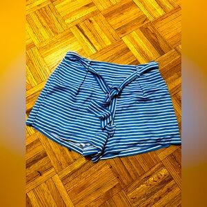 Guess blue striped shorts size Small
